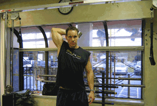 Dumbbell One-Arm Triceps Extension - Gập tạ tay sau đầu