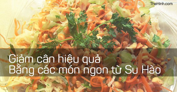 3 món ăn thơm ngon giúp giảm cân hiệu quả bằng Su Hào