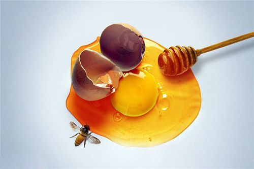 Mật ong và trứng gà