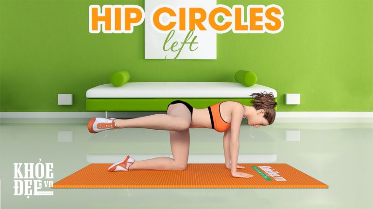 Bài tập cho mông to và săn chắc với Hip Circles