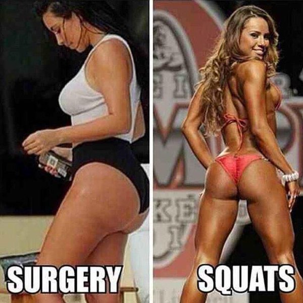Sự khác biệt giữa mông squat và mông độn