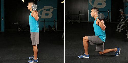 Barbell Reverse Lunge