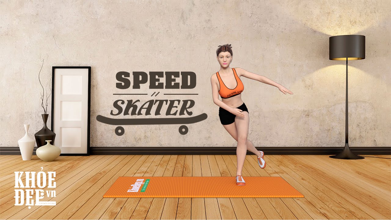 Bài tập chân Speed Skater