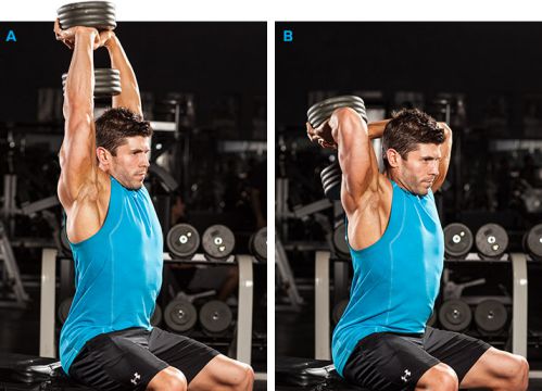 Seated Triceps Press