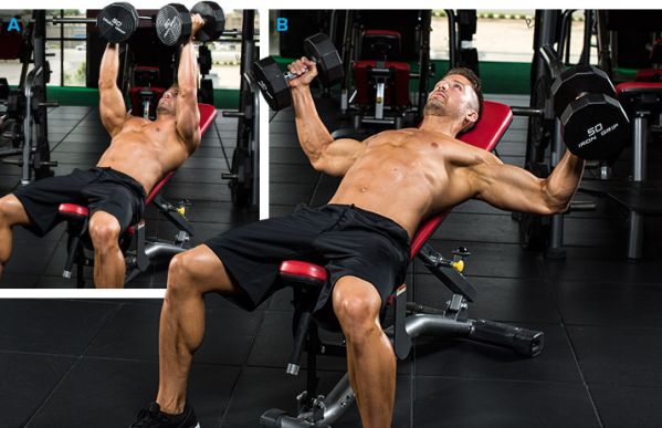 S - Incline Dumbbell Flyes