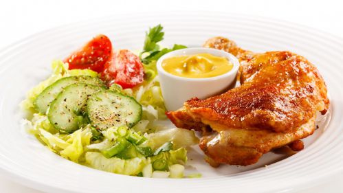 Thịt gà là một thực phẩm giàu Protein và rất ít Cholesterol