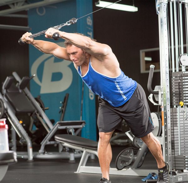 Triceps Overhead Extension With Rope