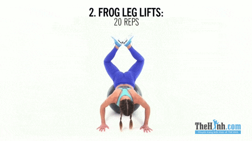 Frog Leg Lift - Nâng mông kiểu con ếch