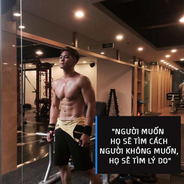 Nguyễn Hoàng Việt - Thoát vị đĩa đệm vì cao quá nhanh, 9x vẫn tập gym để có bụng 6 múi