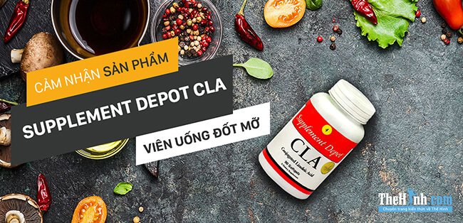 Review Supplement Depot CLA - Viên uống giảm cân cho người béo phì