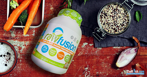 Review Raw Fusion - Whey Protein thực vật dành cho người ăn chay