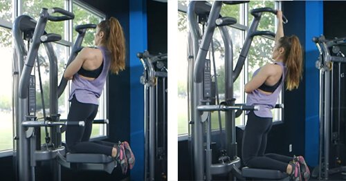 Assisted Single-Arm Chin-Up