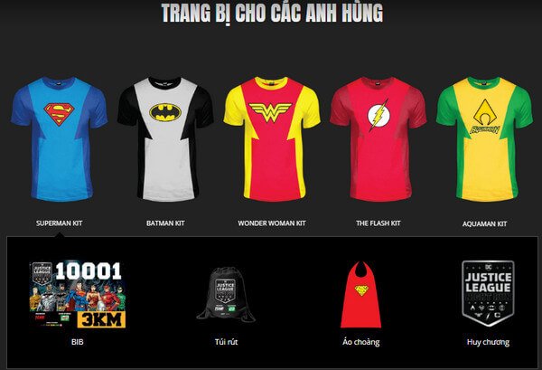 Giải chạy bộ Justice League Night Run 2018 - Nơi siêu anh hùng hội tụ