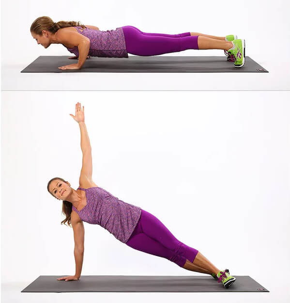 Push-Up to Side Plank