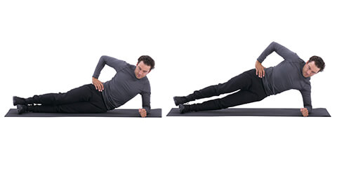 Bài tập bụng Side Plank