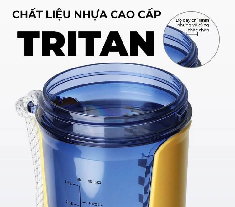 [Review] LiveFit Shaker - Bình lắc có thiết kế lạ mắt, sử dụng nhựa Tritan an toàn sức khỏe