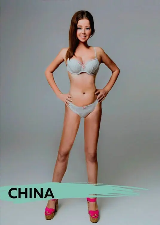 Bất ngờ với tiêu chuẩn sắc đẹp của nam và nữ trên toàn thế giới! China thì gầy đến mức đáng báo động luôn