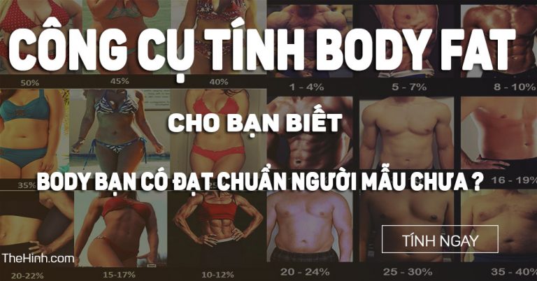Công cụ tính Body Fat cho biết cơ thể bạn có hấp dẫn ?