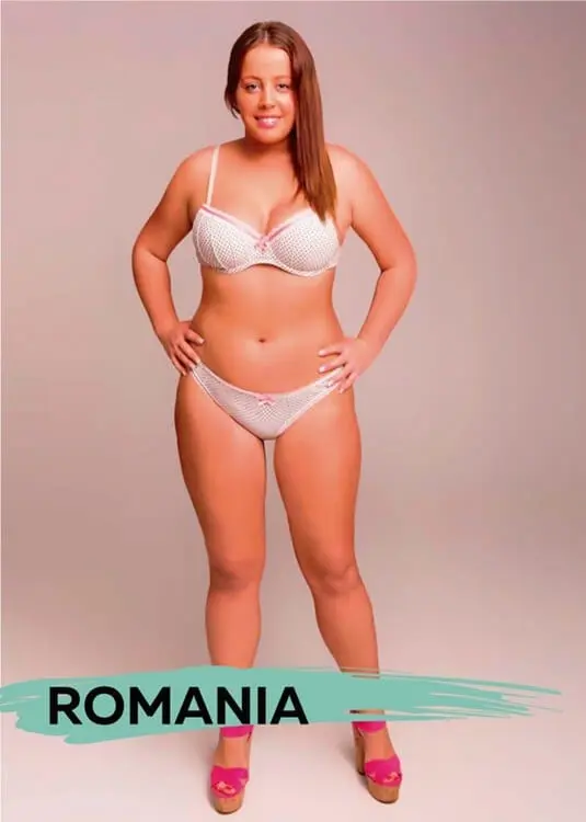 Bất ngờ với tiêu chuẩn sắc đẹp của nam và nữ trên toàn thế giới! Romaia cũng chung lý tưởng tạo thân hình gợi cảm