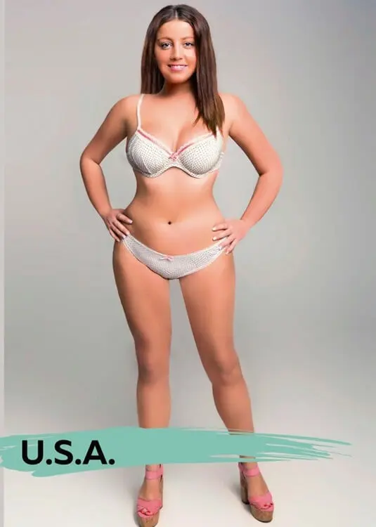 Bất ngờ với tiêu chuẩn sắc đẹp của nam và nữ trên toàn thế giới! USA thì ngực tấn công, mông phòng thủ phải mạnh