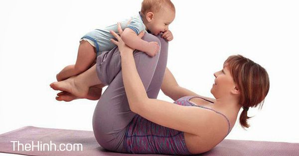 3 Bài tập giảm mỡ bụng, giảm cân sau sinh an toàn cho mẹ bỉm sữa