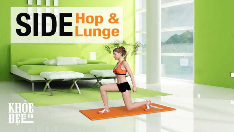 Side Hop Lunge – Giảm mỡ thon đùi cấp tốc cho bạn gái