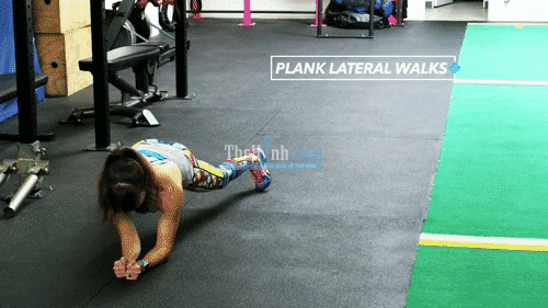 Plank Lateral Walk - Plank bước ngang