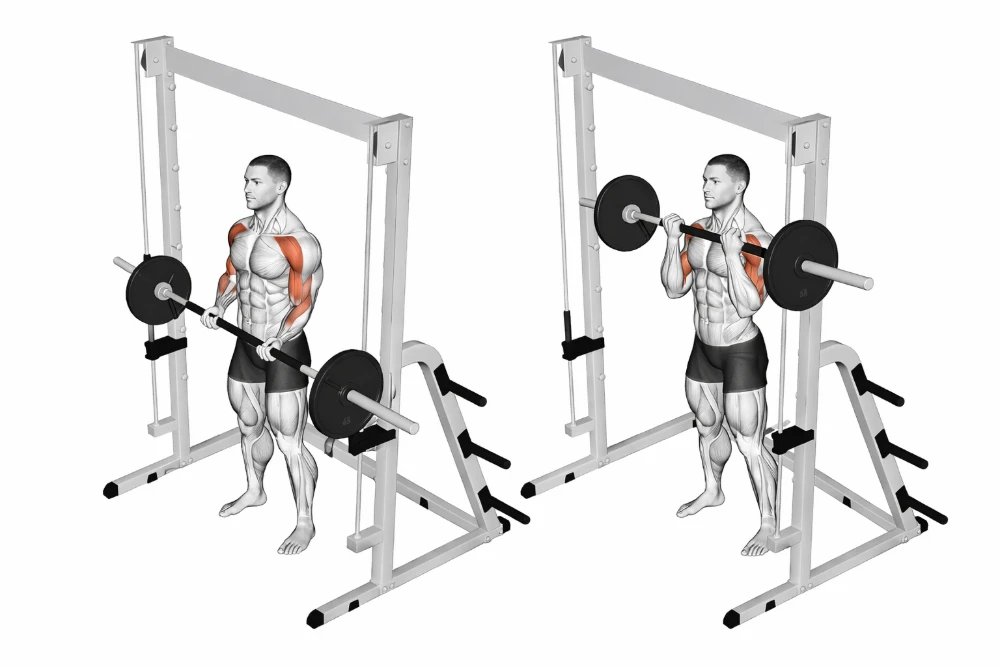 Smith Machine Drag Curl
