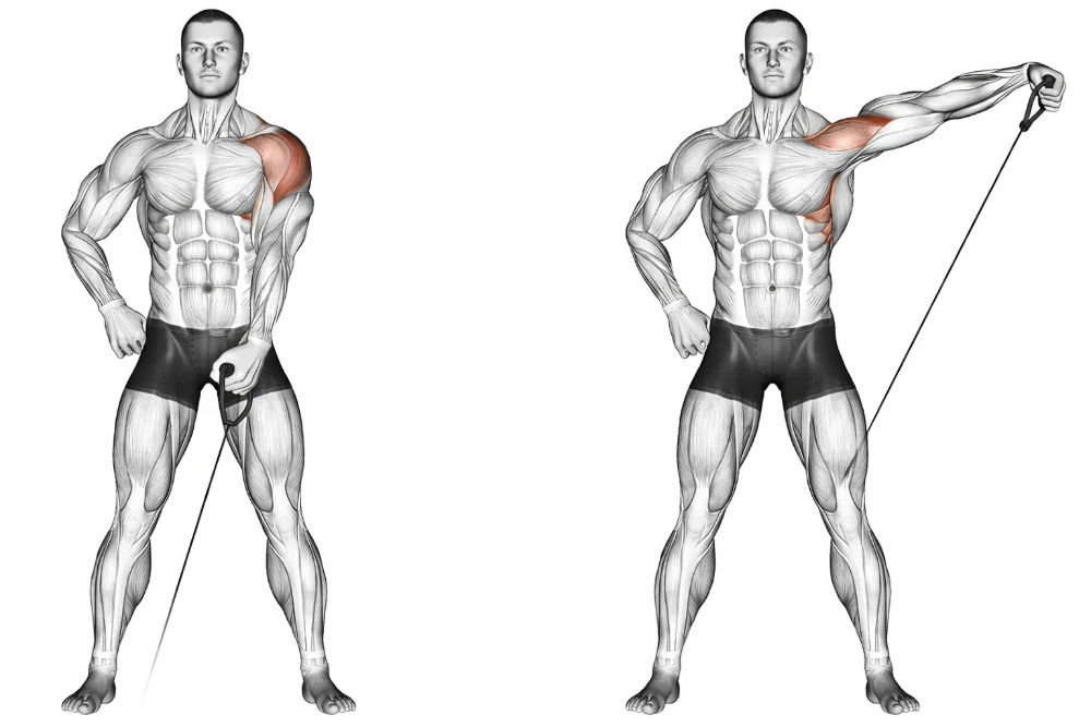 Single Arm Cable Lateral Raise