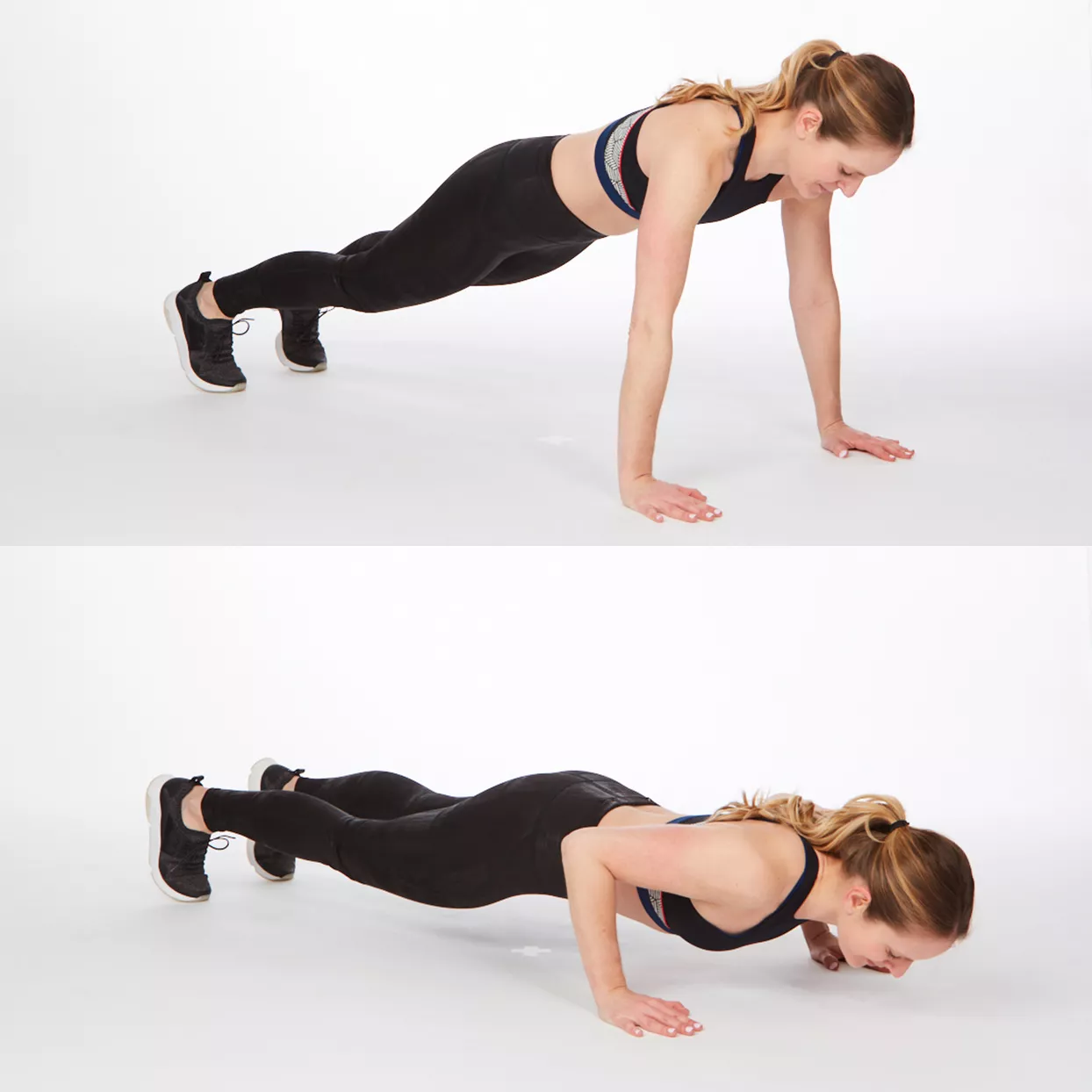 Bài tập lưng Push-Up Hold