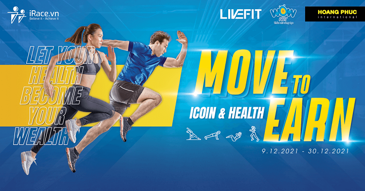 Tham gia chạy bộ trực tuyến Move To Earn iCoin & Health nhận quà hấp dẫn