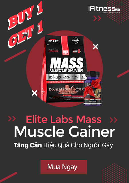 Sữa Tăng Cân Elite Labs Mass Muscle Gainer 20.44 lbs (9.275kg)