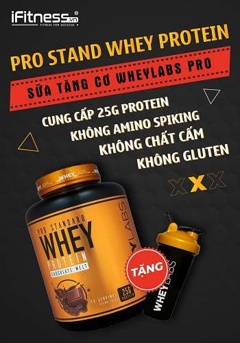  Sữa tăng cơ Wheylabs Pro Standard Whey Protein 2.27kg (73 lần dùng) - 3 mùi