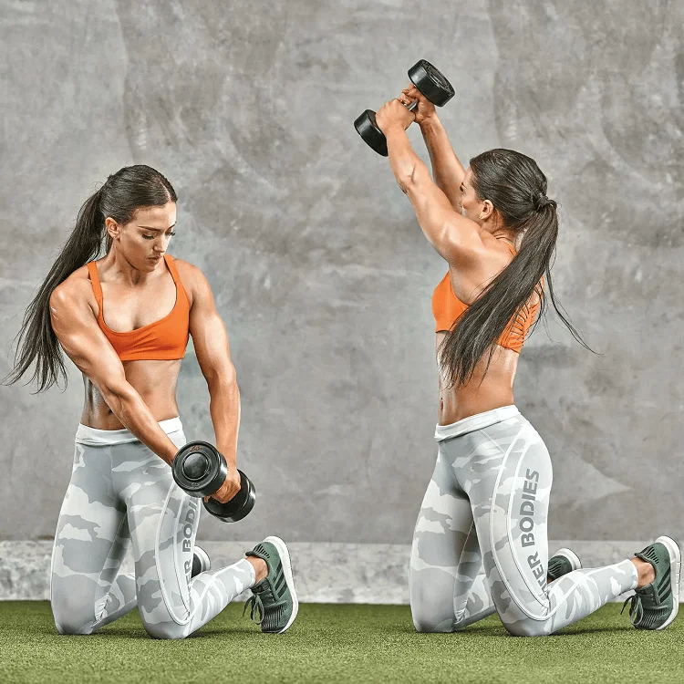 Kneeling Dumbbell Wood Chop