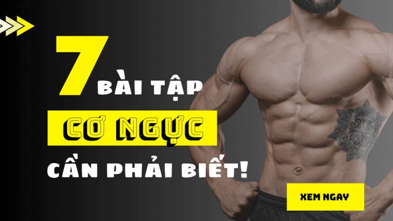 Các bài tập ngực nhất định phải biết, 7 bài tập để bạn sở hữu cơ ngực săn chắc