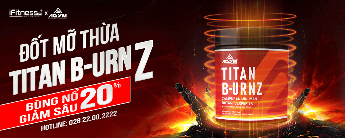 Sữa Uống Thúc Đẩy Đốt Mỡ Thừa Titan Burn 400g