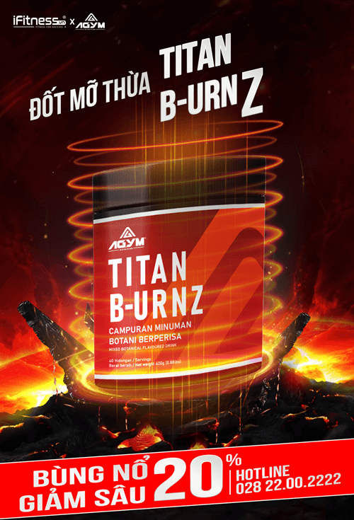 Sữa Uống Thúc Đẩy Đốt Mỡ Thừa Titan Burn 400g