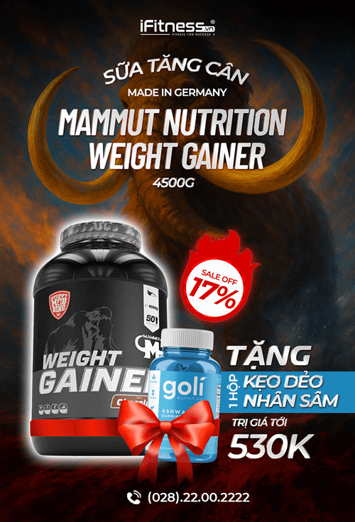Sữa Tăng Cân Mammut Nutrition Weight Gainer 4500