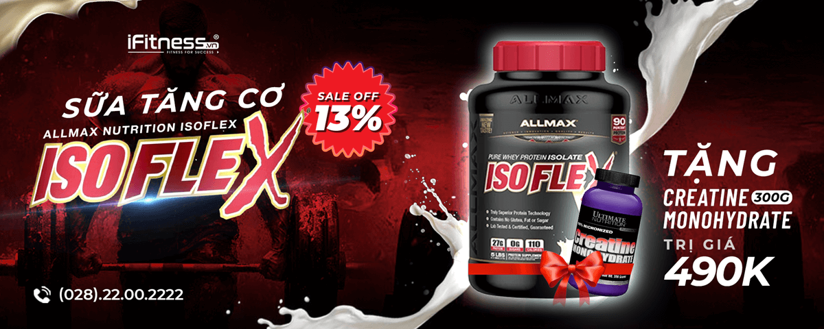 Sữa Tăng Cơ AllMax Nutrition IsoFlex 5lbs (2.27kg)