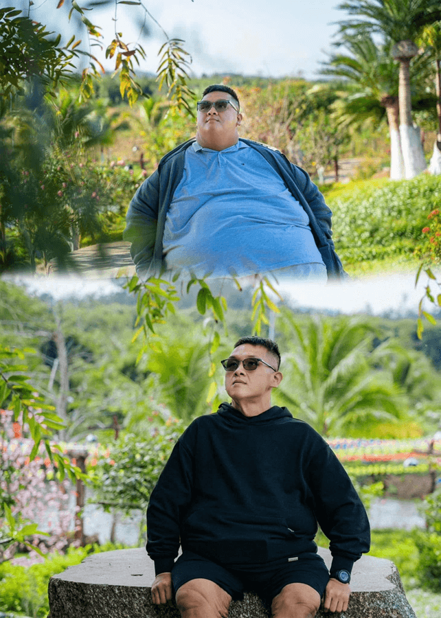 Trọng Nhân đã làm được! Hành trình giảm cân phi thường từ 264kg xuống còn 98kg. (Nguồn: tuoitre.vn)