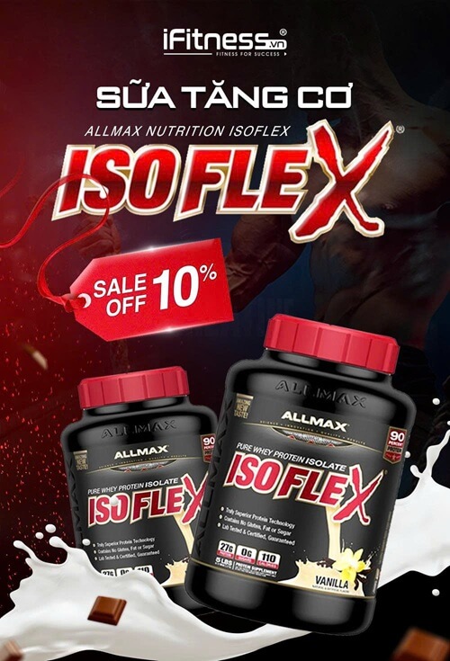 Sữa Tăng Cơ AllMax Nutrition IsoFlex 5lbs (2.27kg)