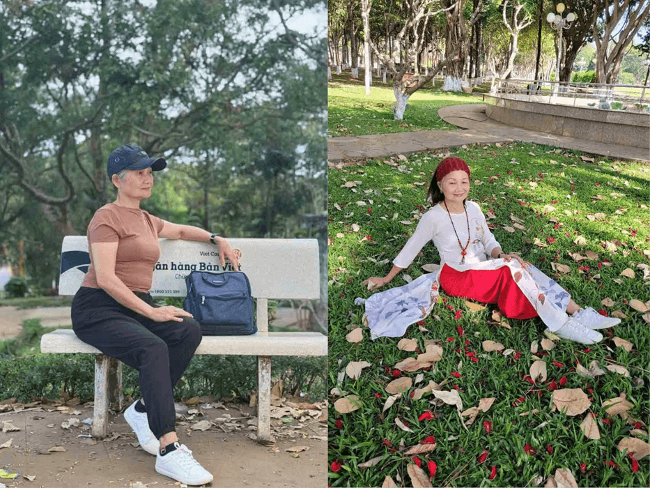 Bà ngoại U80 mê Gym, nâng tạ 10 kg, chơi TikTok cực ngầu!!!