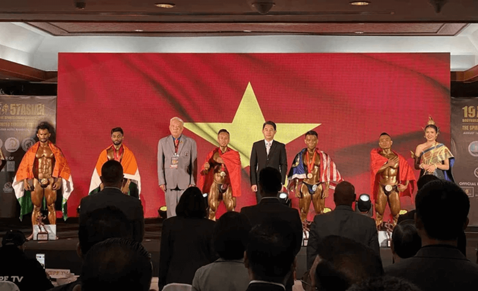Thắng lớn giải Thể hình Châu Á 2025: Tuyển Việt Nam đạt ngôi Á quân toàn đoàn, vượt chỉ tiêu đề ra Thắng lớn giải Thể hình Châu Á 2025: Tuyển Việt Nam đạt ngôi Á quân toàn đoàn, vượt chỉ tiêu đề ra