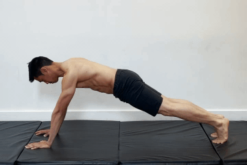 Tập Calisthenics không dụng cụ, body vẫn lên hạng ầm ầm Cross-Tricep-Extension