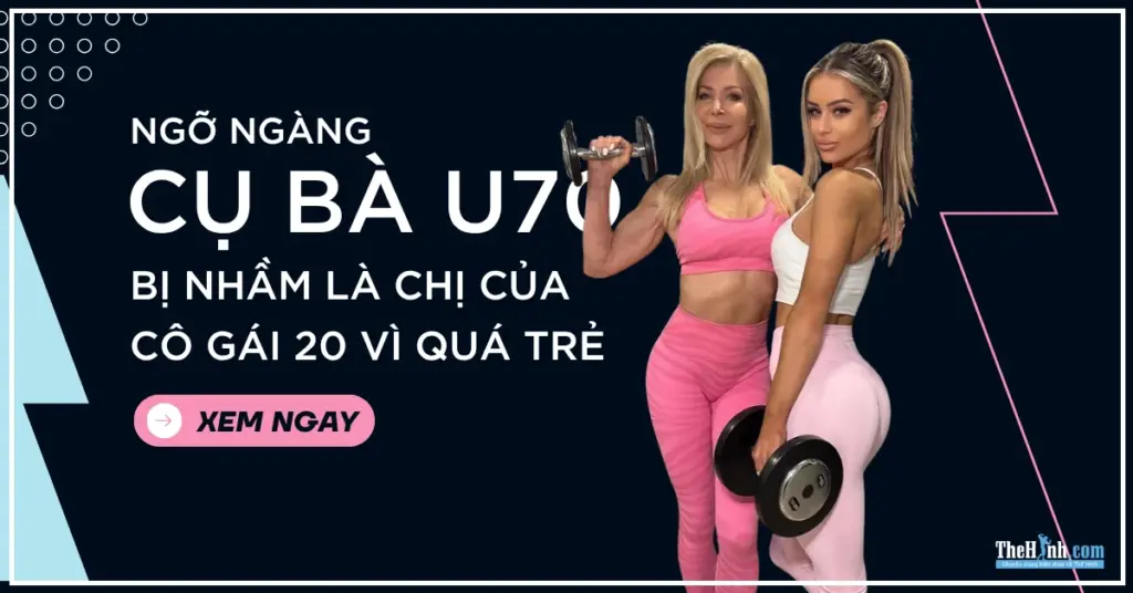 Ngỡ ngàng cụ bà U70 bị nhầm là chị gái của cô gái 20 tuổi vì quá trẻ