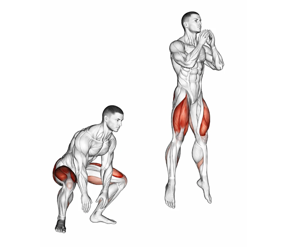 Bodyweight Jump Squat