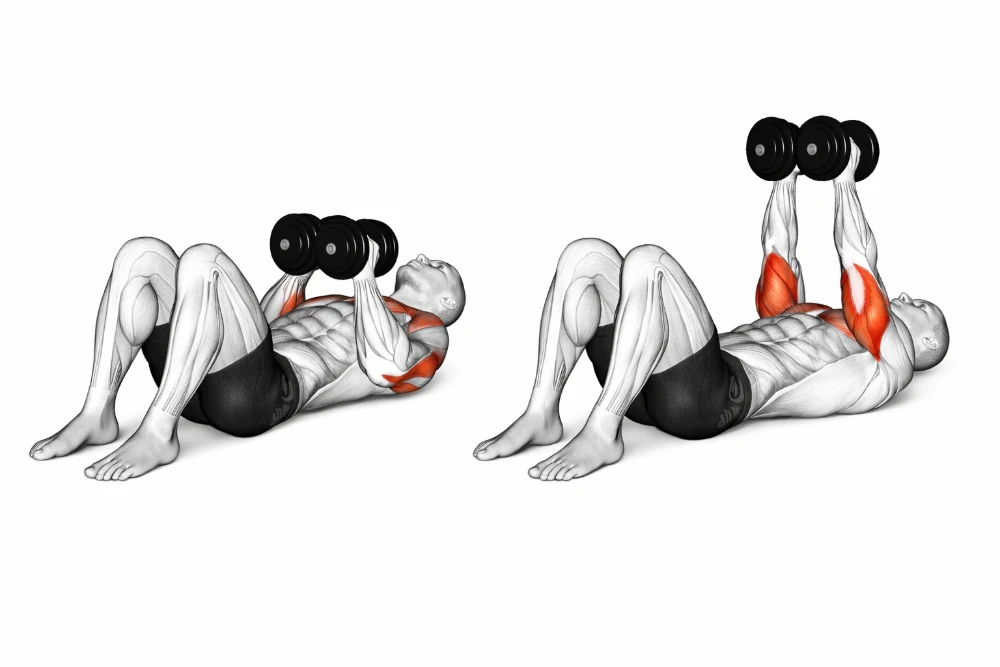 Close-grip Floor Press