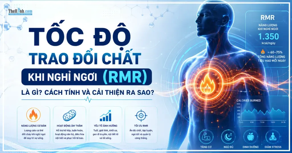 Tốc độ trao đổi chất khi nghỉ ngơi (RMR) là gì? Cách tính và cải thiện ra sao?